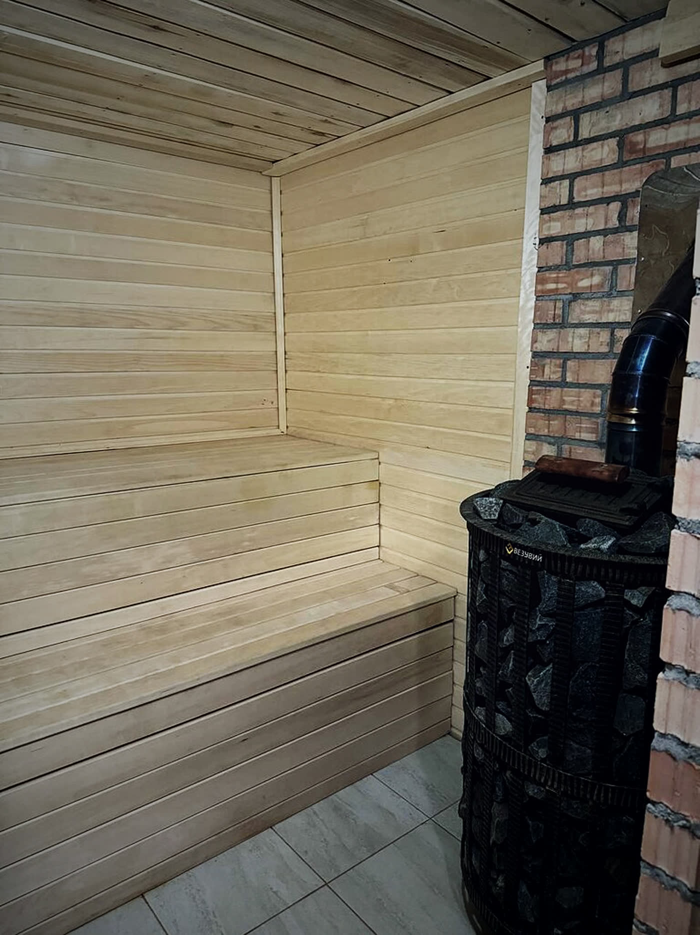 Парная с дровяной печью